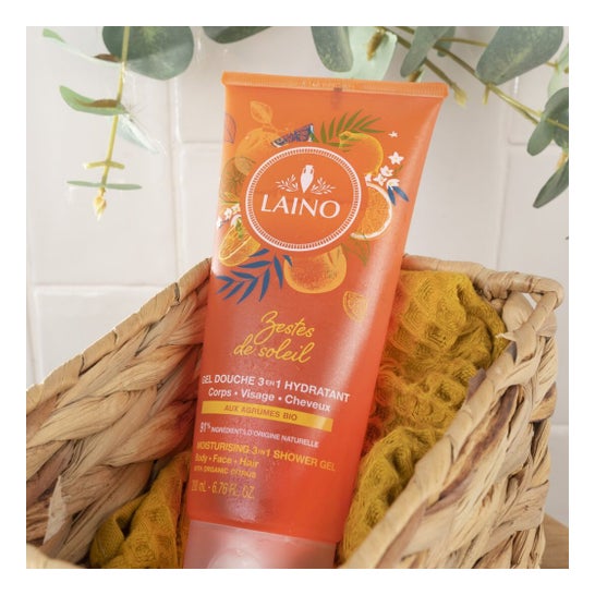 Laino Gel Ducha 3 en 1 Agrume Bio 200 ml