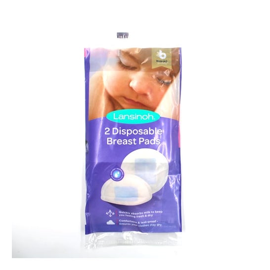 Lansinoh Disposable Nursing Pads for Breastfeeding, 60 Pieces