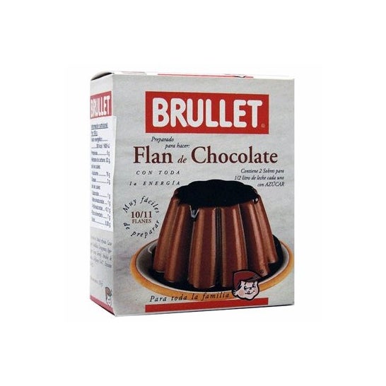 Brullet Flan Chocolate Sin Gluten 2 Sobres