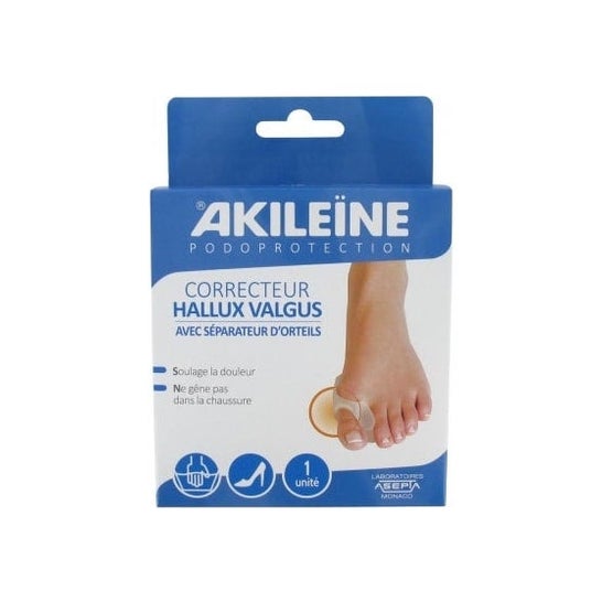 Akileïne Corrector Hallux Valgus Toe Separator 1ut