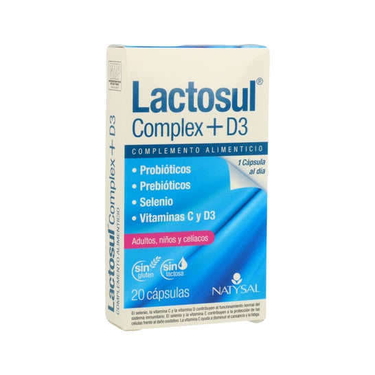 Natysal Lactosul Complex + D3 20caps