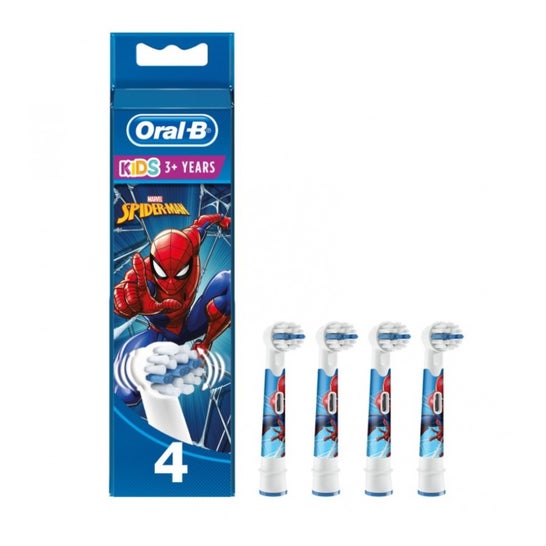 Oral-B Kids Recambios Cepillo Eléctrico Spiderman 4uds