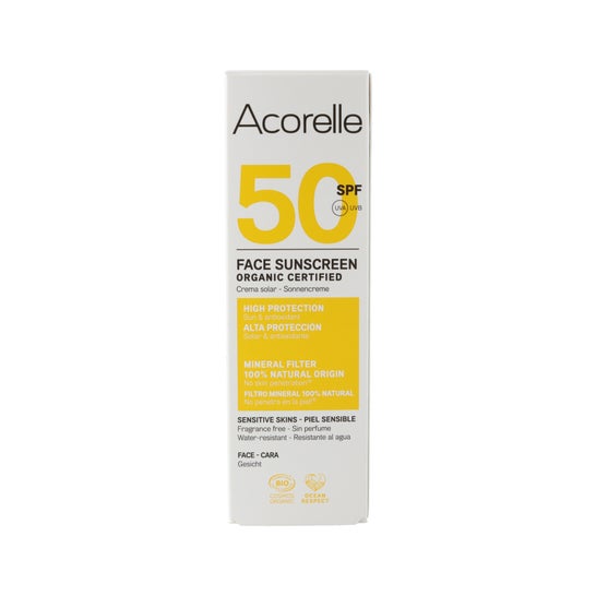 Acorelle Crema Solar Facial Spf50 50ml