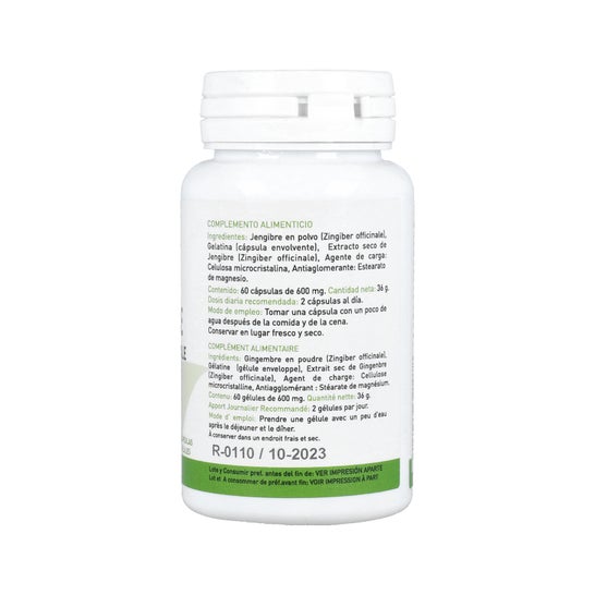 PlantaPol Jengibre 600 mg 60 caps