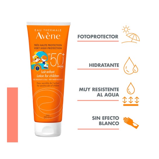 Avène Solar Leche Spf50+ Pediátrico (+2 Años) 250 ml