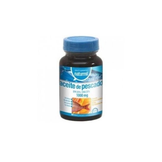 Naturmil Aceite de Pescado Omega 3 Epa 35% Dha 25% 1000 Mg 60caps