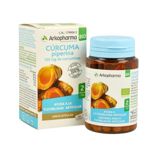 Arkopharma Arkocápsulas Cúrcuma Piperina 40caps