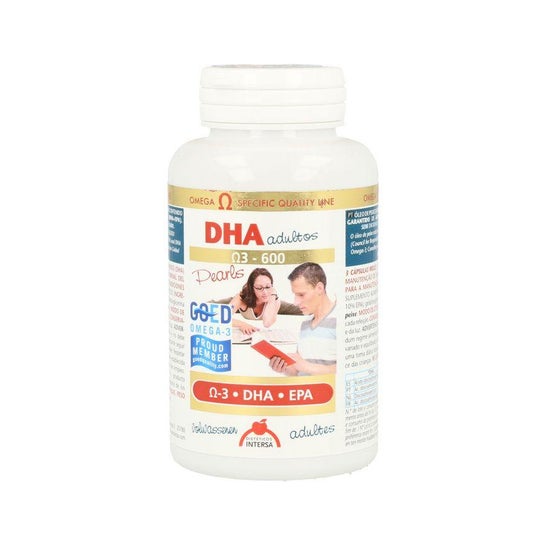 Dietary Intersa DHA omega-3 og EPA voksne 90cps