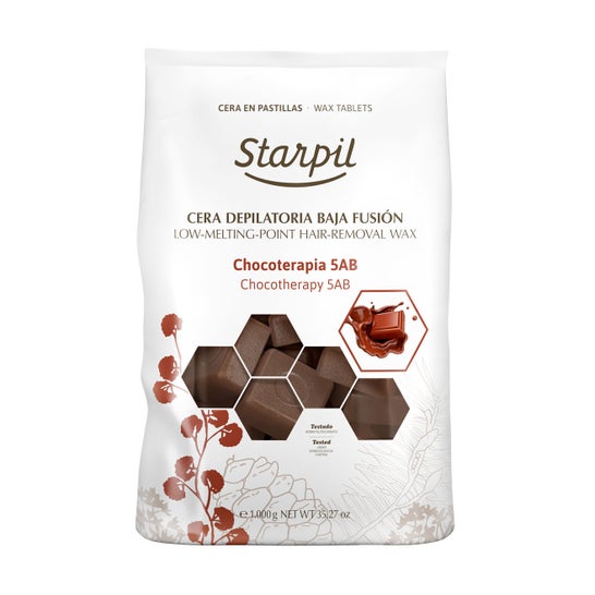 Starpil Cera Depilatoria Baja Fusión Chocotherapy 1000g