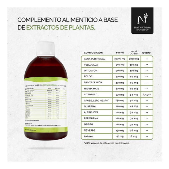 Natnatura Detox Food Supplement 500ml