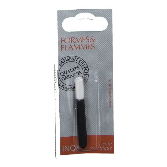Paraorecchie in acciaio inox e fiamme Forme e fiamme Rf: 75