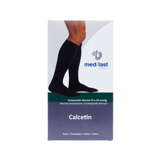Medilast normal compression blue sock T-M 1 pair
