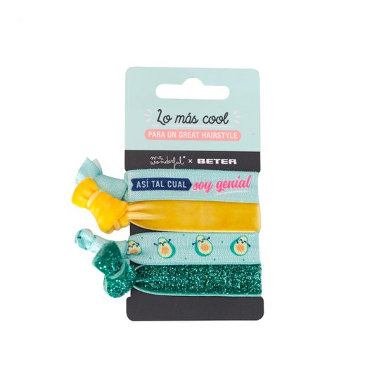 Mr. Wonderful Avocado Knot Haarbanden 4 stuks