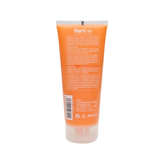 Farline gel Ducha Exfoliante Cara y Cuerpo 200 ml
