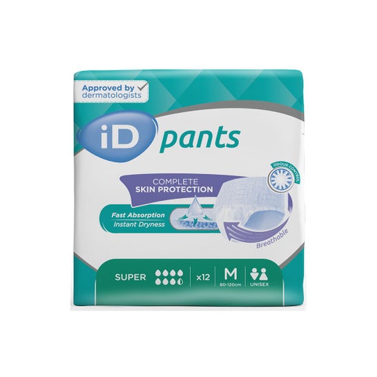 ID medica Pants Super Medium (12 pcs) - Productos para la incontinencia