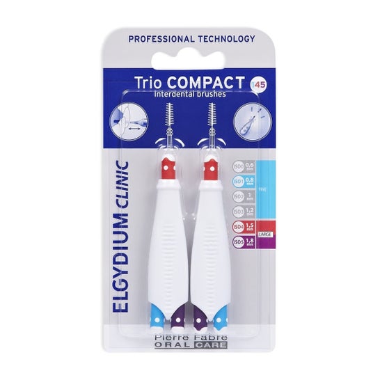 Elgydium Clinic Trio Compact Cepillos Interdentales 145