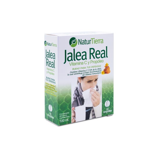 Naturtierra Jalea Real, Vitamina C Y Propóleo 10 Ampollas