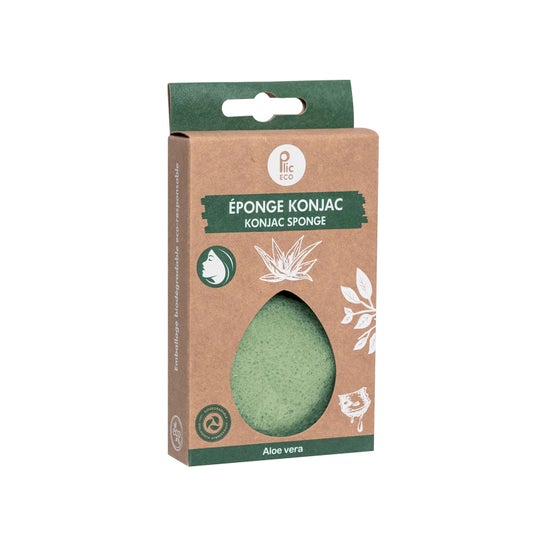 Plic Beauty Éponge Konjac Visage Aloe Vera