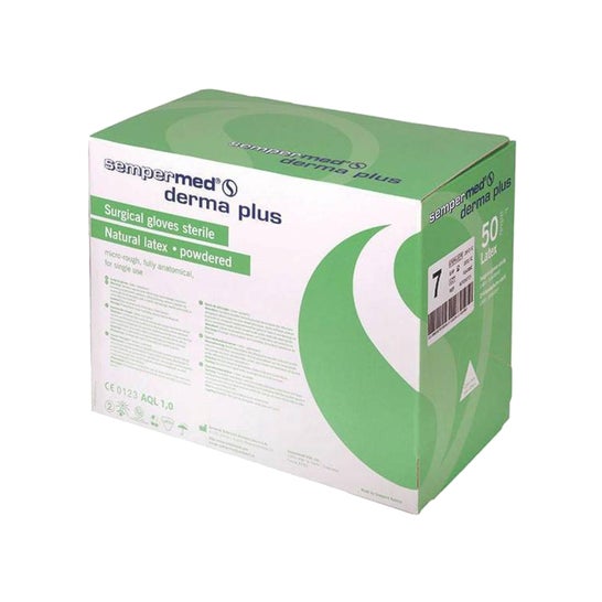 Sempermed Derma Plus Guantes Latex 100uds