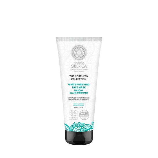 Natura Siberica Purifying white facial mask, purity of the skin 80 ml