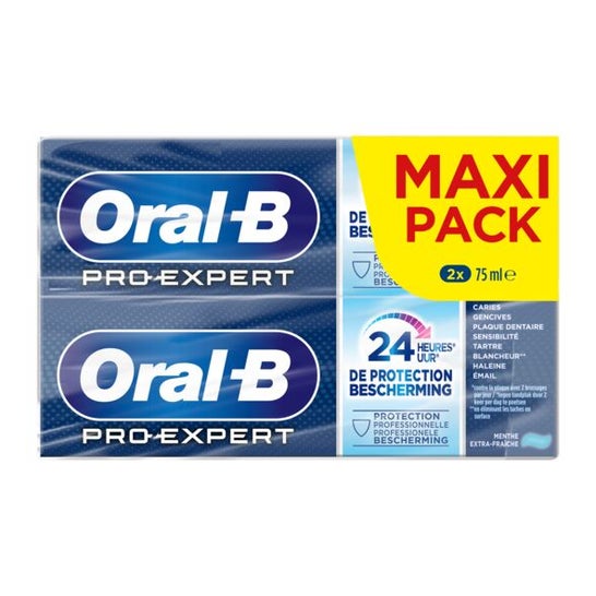 Oral B Exp Menth Ext Fraic 75 Ml X2