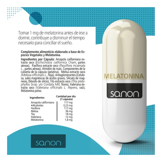 Sanon Melatonina 60caps
