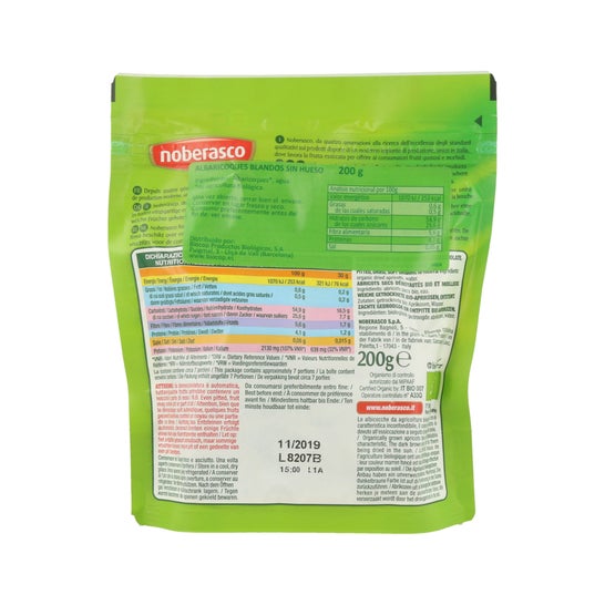 Noberasco Albaricoque Blando Bio Sin Hueso 250 g