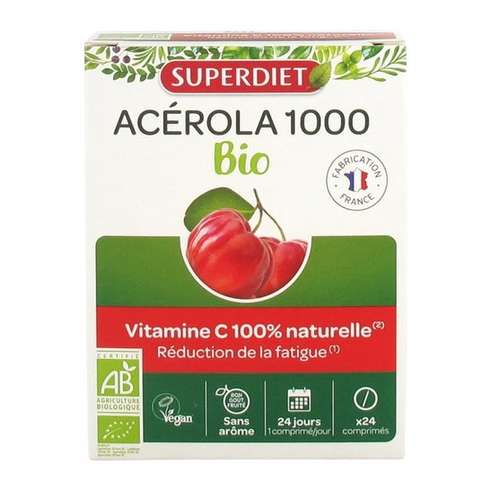 Superdiet Acerola 1000 Bio 24caps