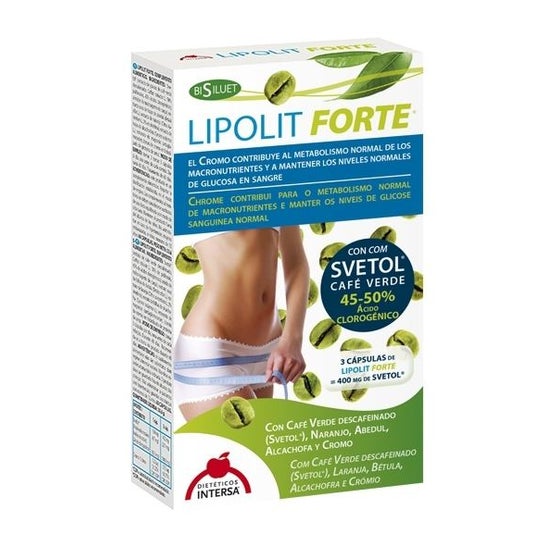 Intersa Lipolit Forte com Café Verde Descafeinado 60caps