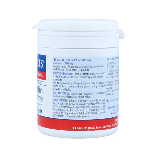 Lamberts Quercitina 500 mg 60 Comp