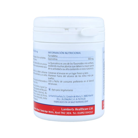 Lamberts Quercitina 500 mg 60 Comp