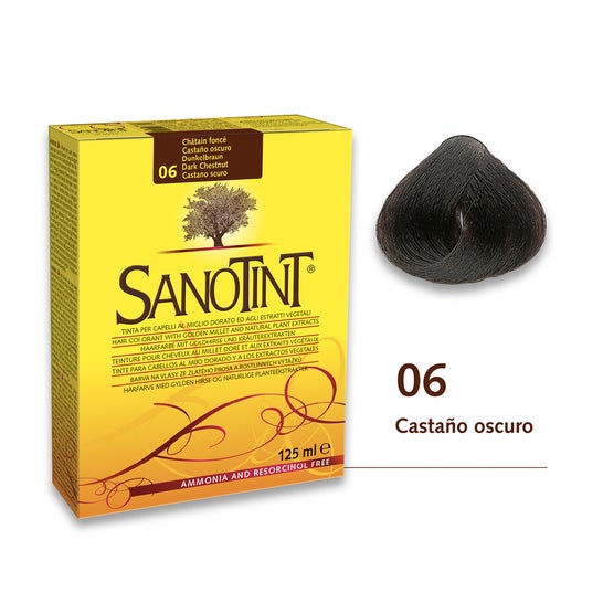 Santiveri Sanotint nº06 dark brown colour 125ml