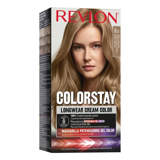 Revlon Colorstay Longwear Cream Color 8.13 Rubio Claro Beige 4uds