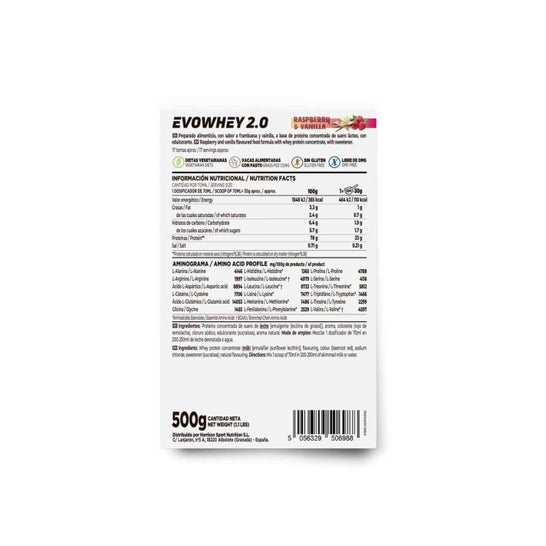 HSN Evowhey Protein Frambuesa y Vainilla 500g