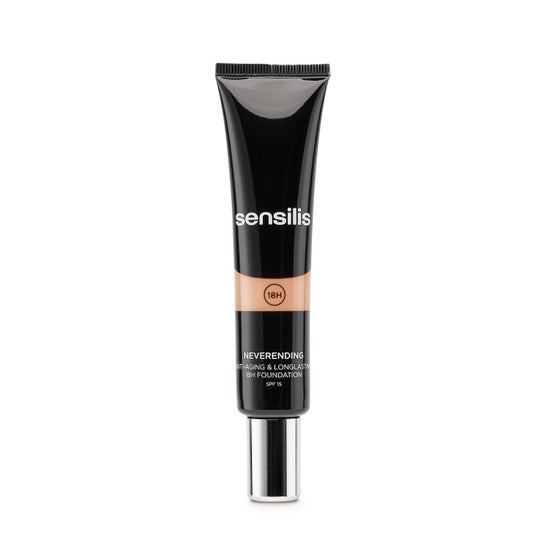 Sensilis Neverending SPF15 18H Anti-Ageing Liquid Makeup 04 Sand 30ml