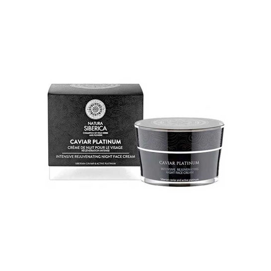 Natura Siberica Caviar platinum crema de noche rejuvenecimiento intensivo 50 ml