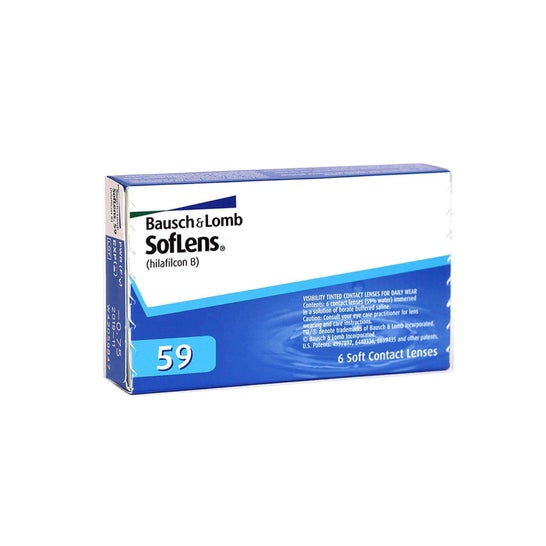 Bausch & Lomb SofLens 59 dioptrieën -2,50 radio 8.6 6