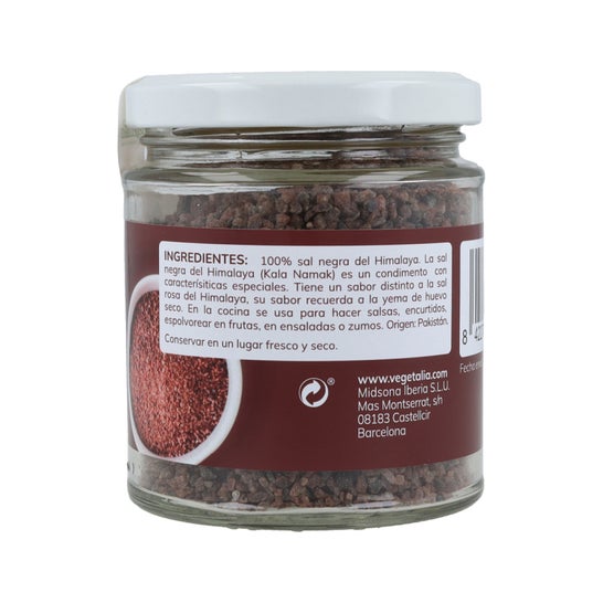 Vegetalia Sal Negra Himalaya Kala Namak 220g