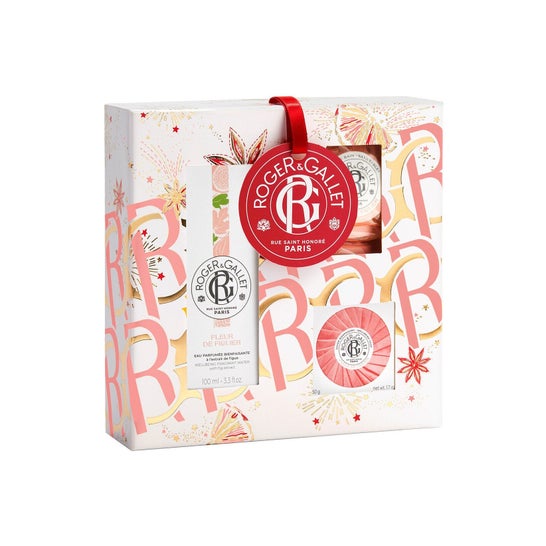 Roger & Gallet Flor Higuera Set Navidad 2023 Agua Bath Tabl Jabón