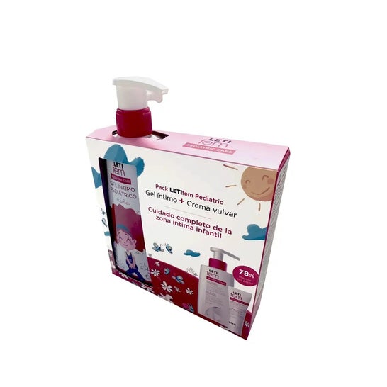 Letifem Pack Pediatric Gel Íntimo 250ml + Crema Vulvar 30ml