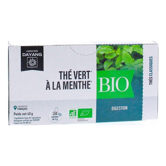 Dayang Té Verde Menta Bio 20 Sobres