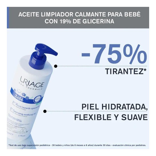 Uriage Bebé Aceite Limpiador 500ml Uriage Bebé Aceite Limpiador 500ml