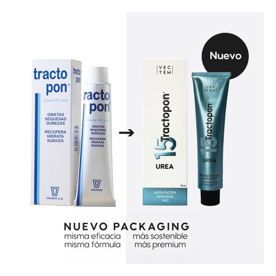 Tractopon crema 15% urea 75ml