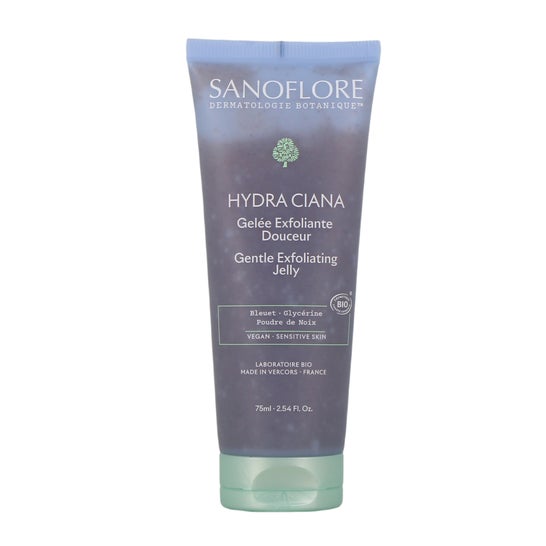 Sanoflore Hydra Ciana Gel Exfoliante Suave 75 ml