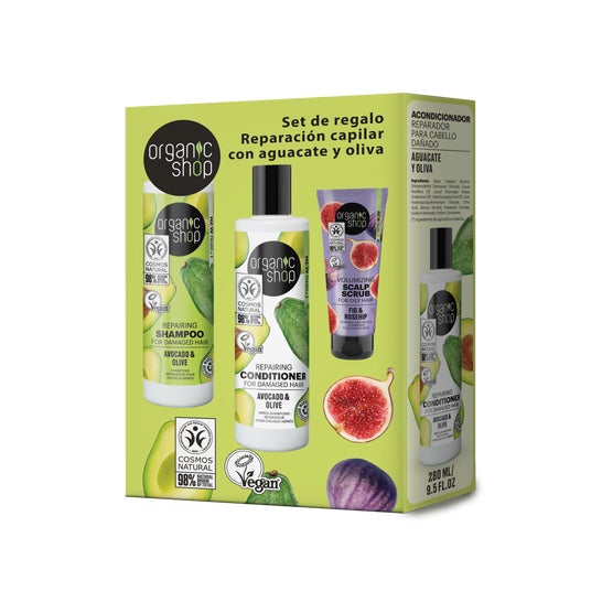 Organic Shop Set Reparador Capilar Aguacate Oliva