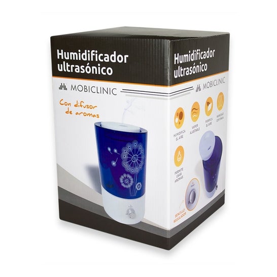 Mobiclinic Humidificador Ultrasónico Difusor Aromas 1ud