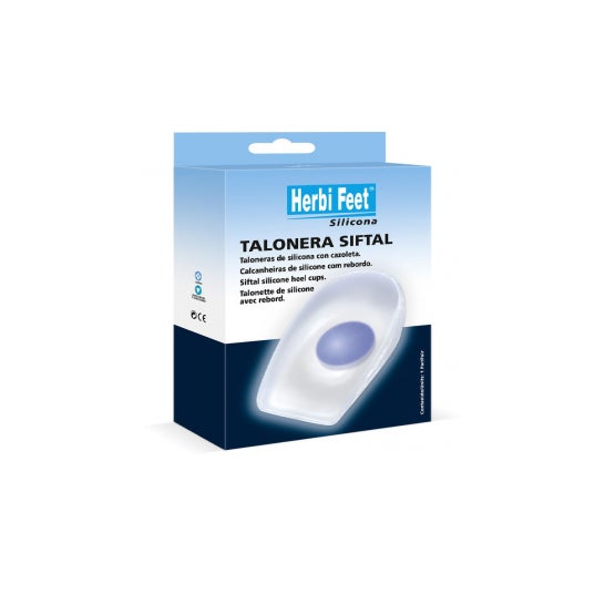 Herbi Feet Siftal Silicone Spur Heel Pad T-l
