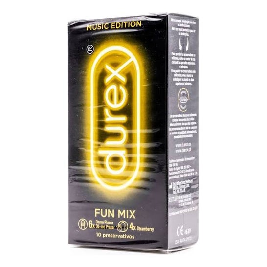 Durex Music Edition Preservativos Fun Mix 10uds