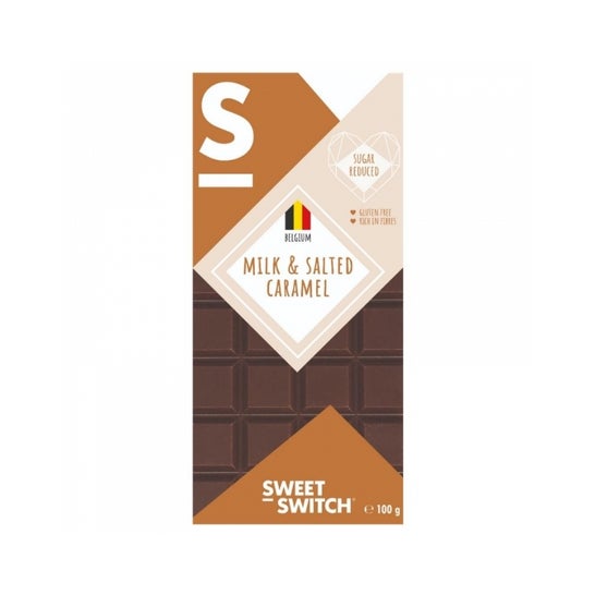 Sweet Switch Chocolate Belga con Leche y Caramelo Salado 100g
