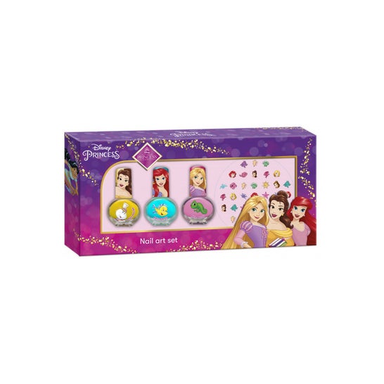 Disney Princesas Set di Unghie 4 Unità